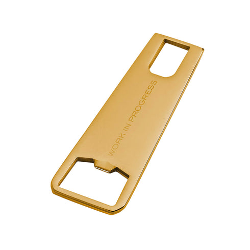 Carhartt Wip Zip Bottle Opener Metal Gold I034915 4068584158629 2 Degli Uberti
